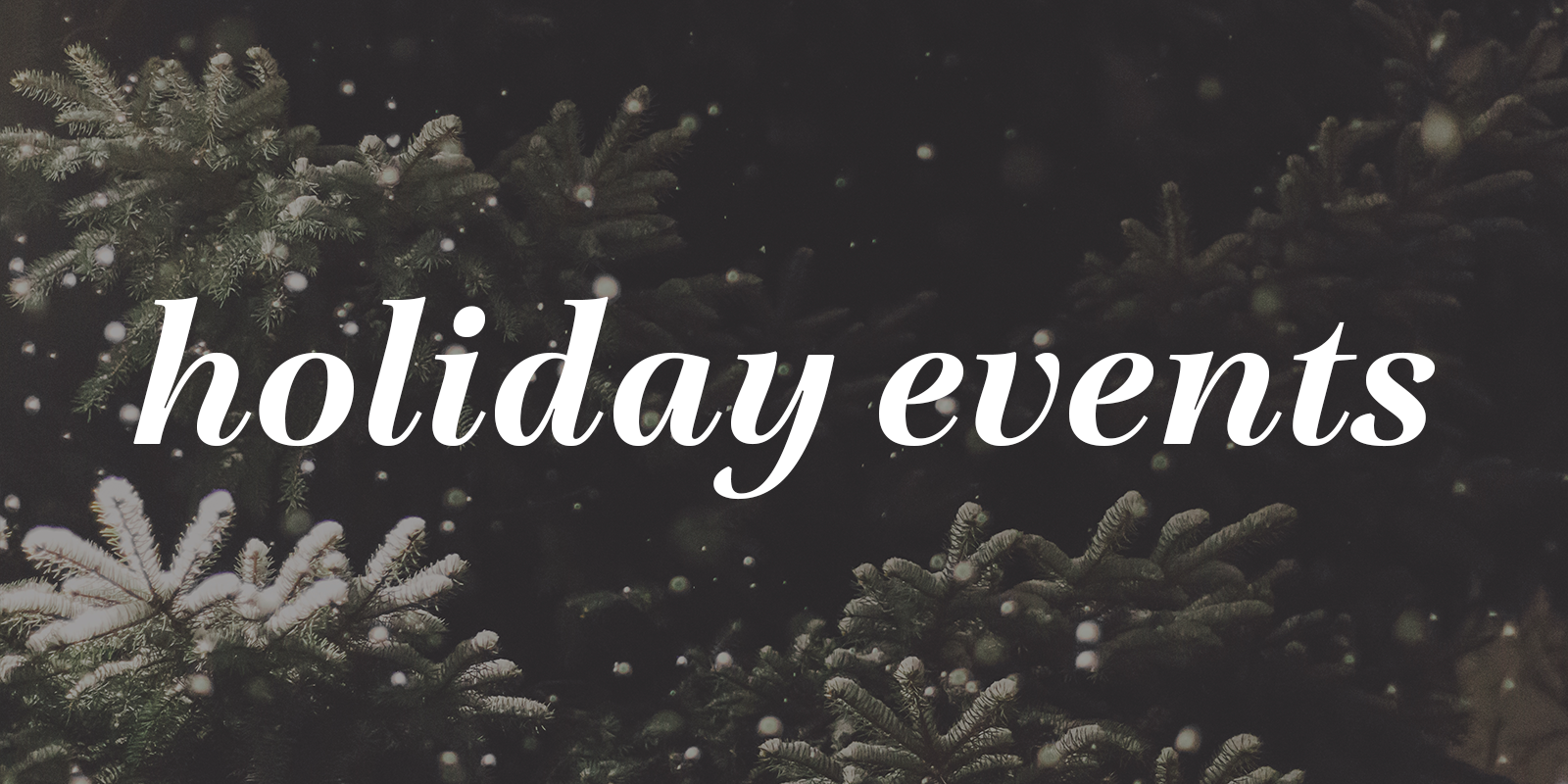 holiday event graphic