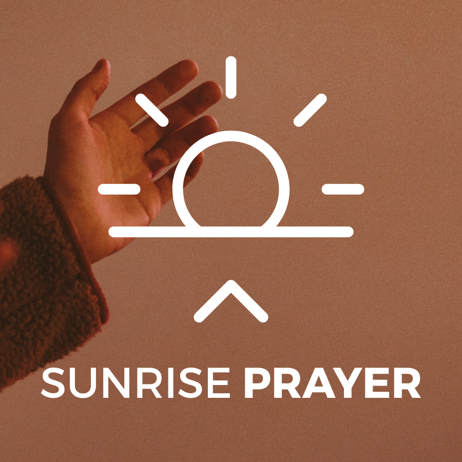 sunrise prayer graphic