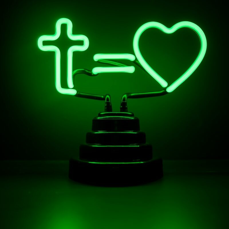 Photo by Rod Long black cake with green light